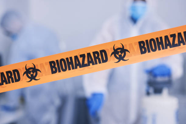Professional Biohazard Cleanup technician working in Covington, KY